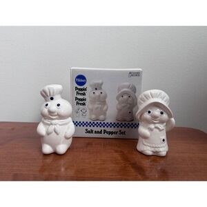 Pillsbury Poppin Fresh Poppie Fresh Salt and Pepper Shaker Set Benjamin & Medwin